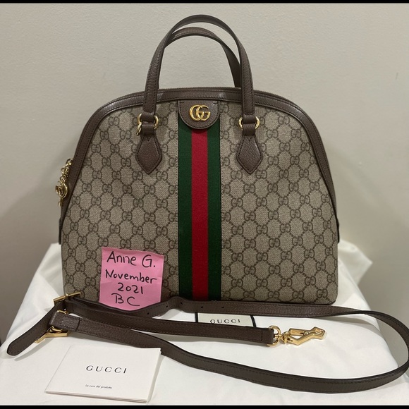 ♥️Gucci
beige Ophidia GG medium top handle bag♥️ - Picture 4 of 17